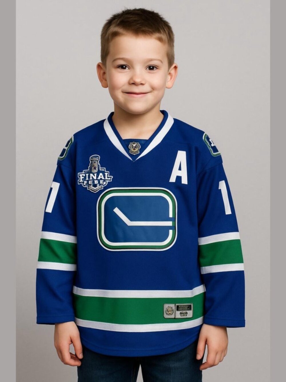 Kesler 2011 Stanley Cup Final Canucks  Official Reebok Jersey Size Youth S/M